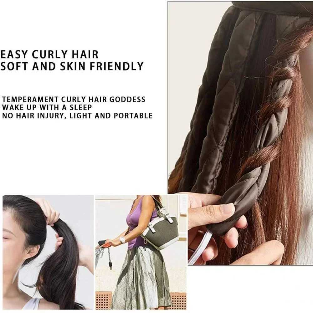 Non thermal curling iron non thermal curling iron headband for sleep non thermal headband DIY lazy hairstyle tool for women new 2022 W250113