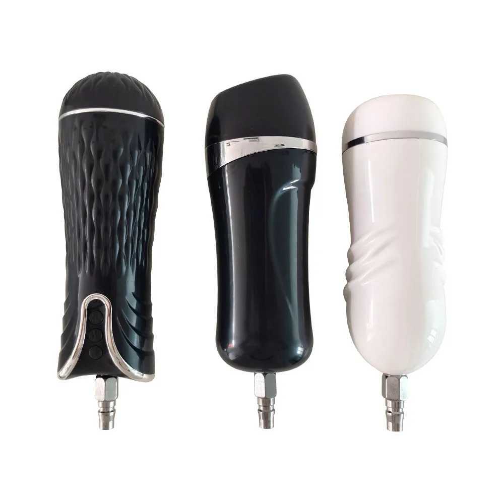 Automatic Sex Mane Attachment Quick Lock Male Masturbator Cup Sex Toys for Men Premium Stainless Steel Vac-U-Lock PortXJ250113