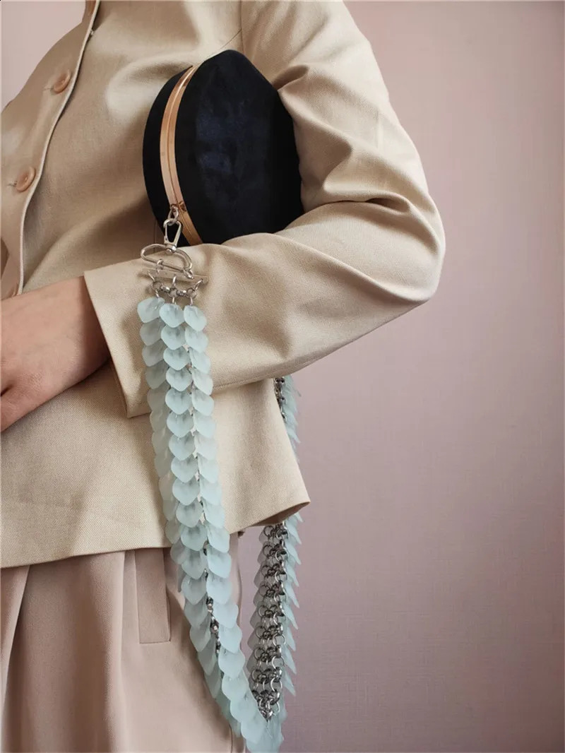 ly updated jelly colored womens acrylic resin chain bag with easy to match shoulder bag accessories for women 250109