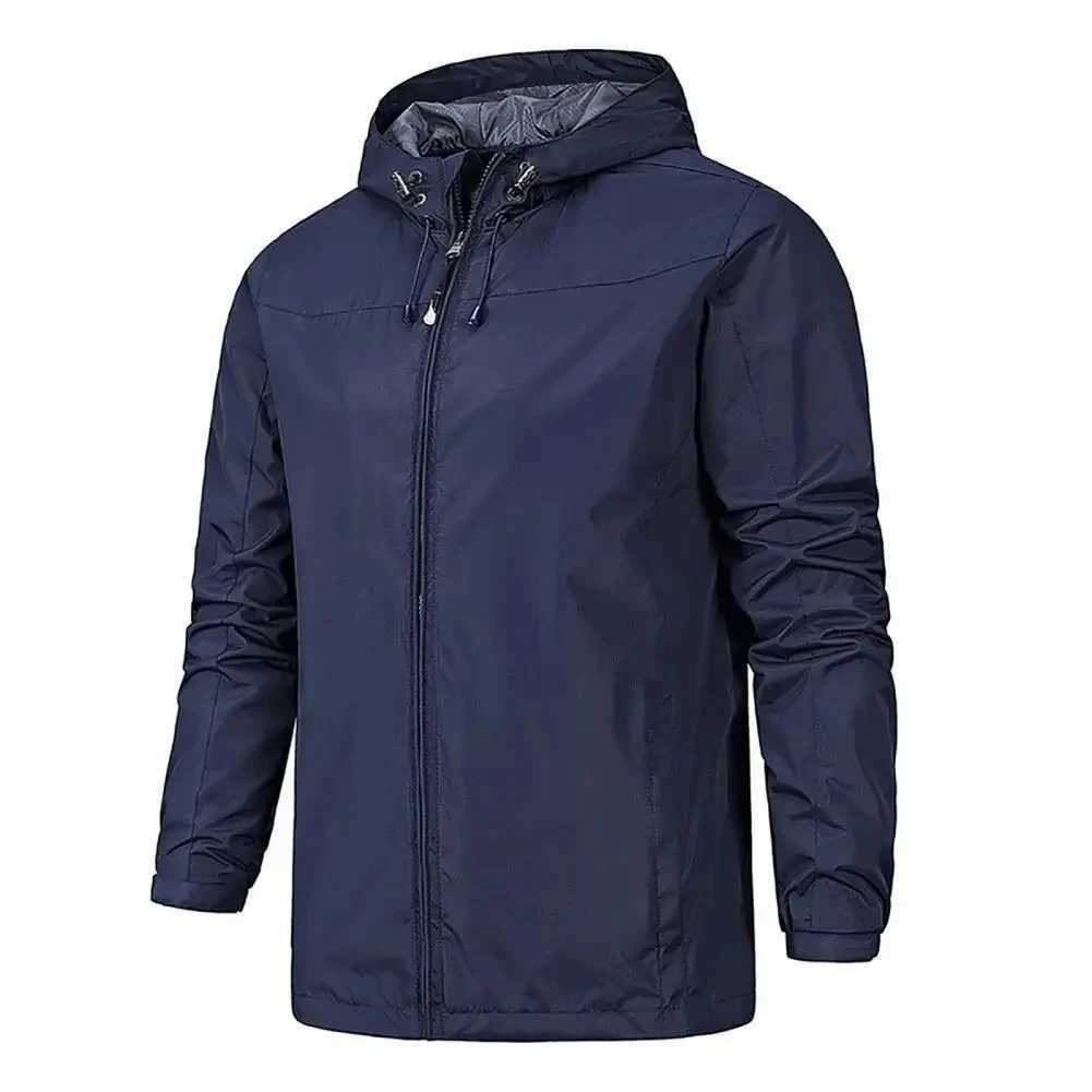 Durable Zipper Mens Long Sleeve Jacket Warm Hiking Jacket Outdoor Jacket X250113
