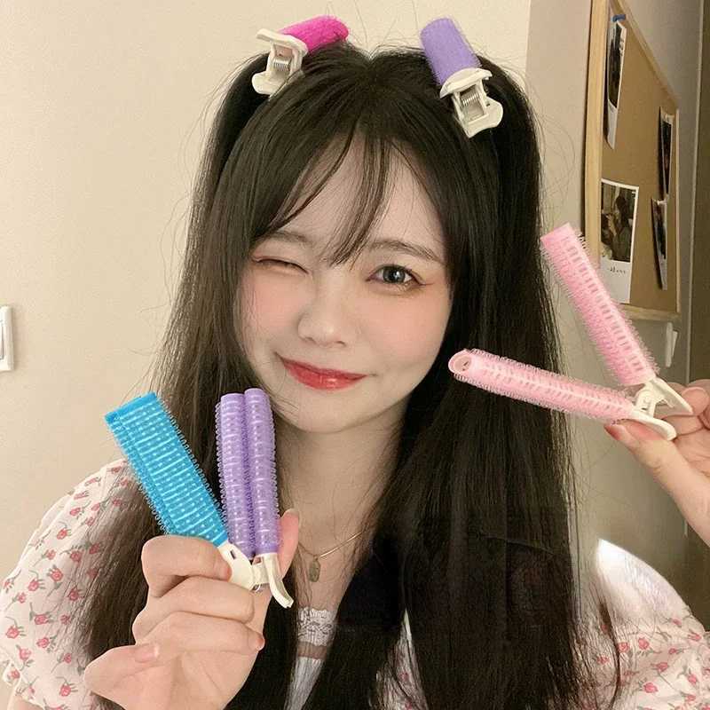 New natural fluffy hair clip suitable for girls curlers overnight reusable roots fluffy hair clip styling accessories W250113