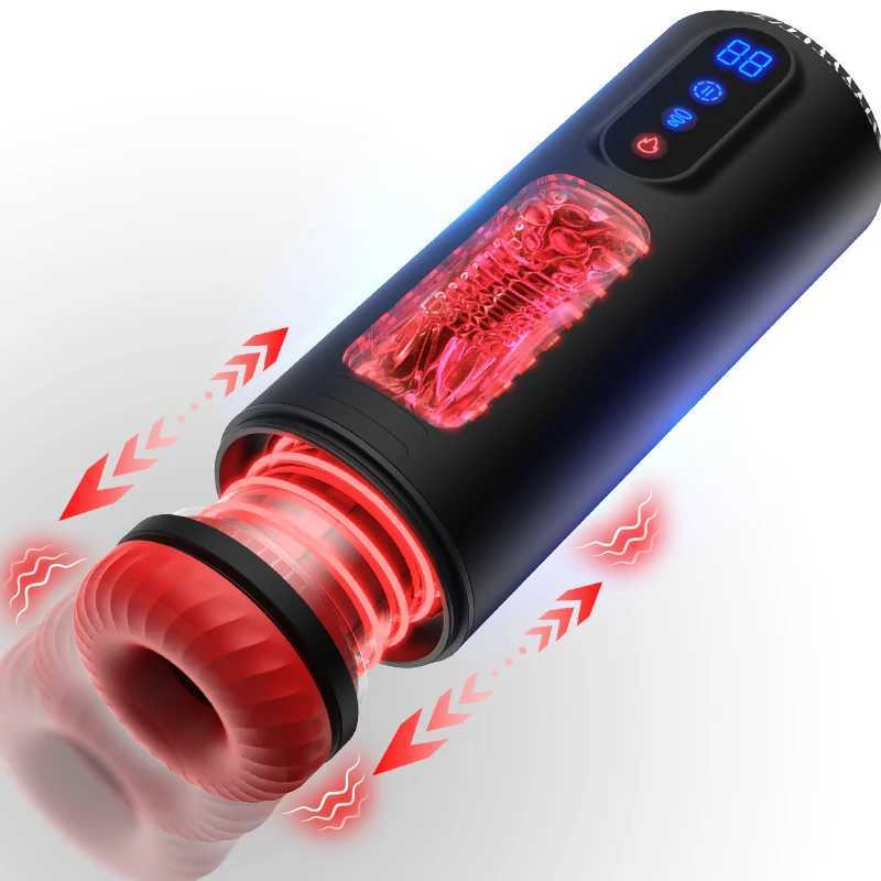 Penetrative Vaginal Sex Real Piston Thrusting Up Down Deep Throat Oral Sex Sucking Sex Toys for Men Masturbation CupXJ250113