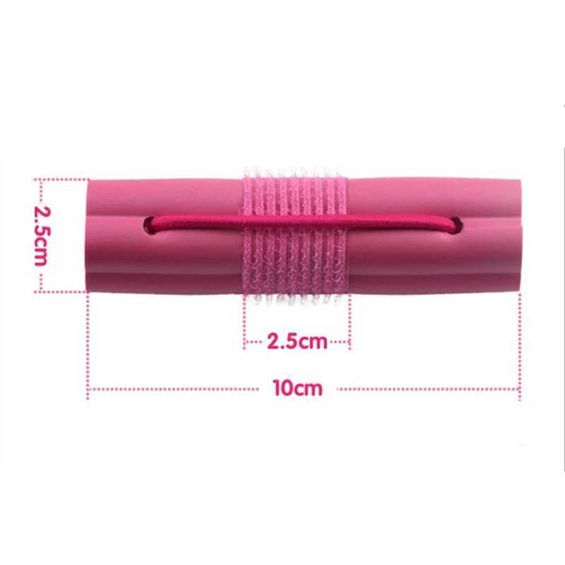6 pieces/set of self-adhesive curler DIY wave curler soft flower magic foam sponge curler styling tool W250113