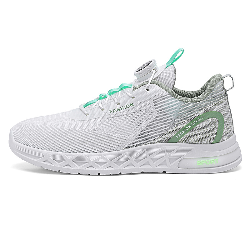 Men Sports Shoes Fashion Thick Sole Mesh Hot Sale Lightweight Breathable Comfort Triple Black NEW hot Blue Green Free shipping