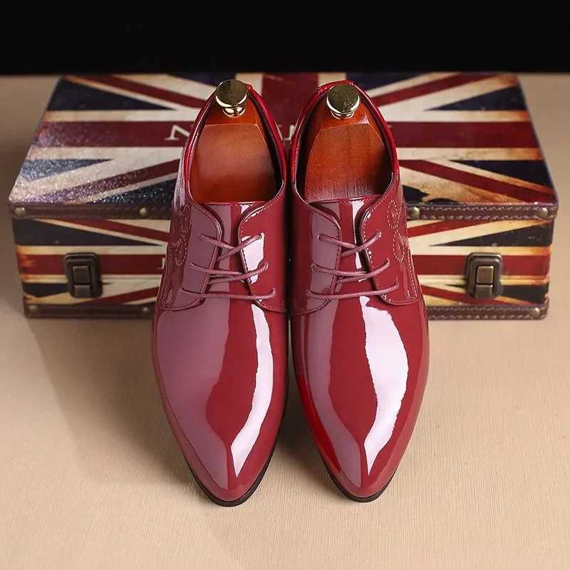 Fi High Quality Men Formal Shoes Men Oxford Leather Dress Shoes Fi Business Men Shoes Pointed Wedding Shoe BlackXJ250113