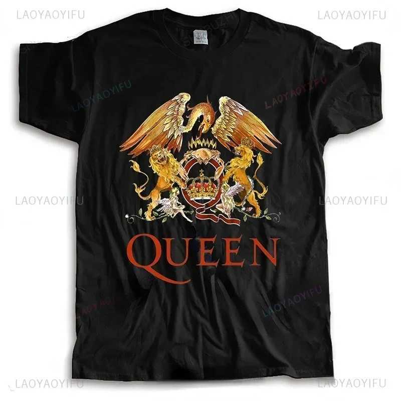 Fashion Brand Queen T Shirts Mens Loose Homme T Shirt Summer Women T-shirt Queen Rock Band Sweatshirts Soft Comfortable X250113