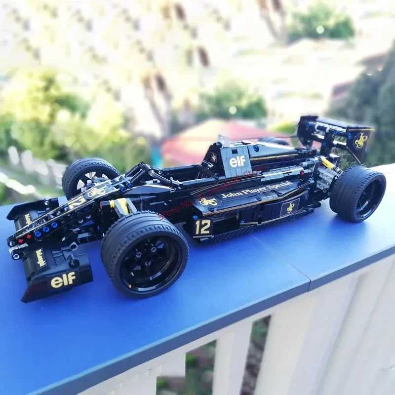 Technical John Player Special Formula 1 Classic Racing One Generation Legend Racer Building Blocks Models MOC Bricks ToysXJ250113