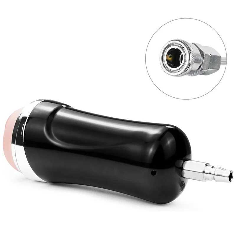 Automatic Sex Mane Attachment Quick Lock Male Masturbator Cup Sex Toys for Men Premium Stainless Steel Vac-U-Lock PortXJ250113