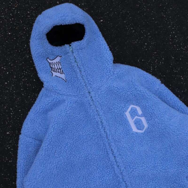 Couple's Y2K High Street Loose Warm Hoodie cardigan for Autumn and Winter Cold Protection