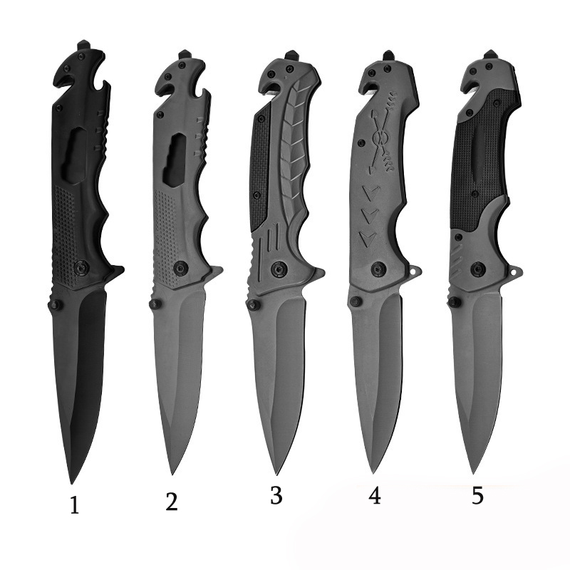 outdoor camping folding knife portable multifunctional hunting knife