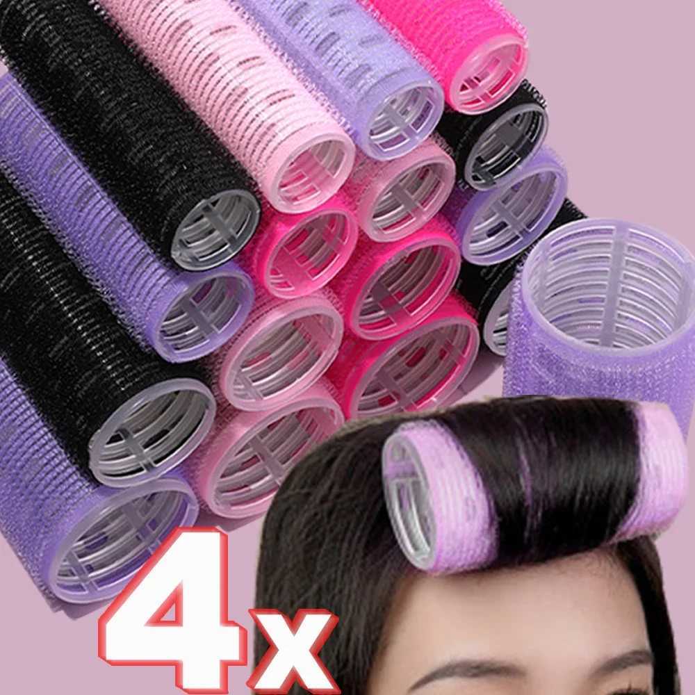 Self adhesive curling iron natural flawless salon girls beauty styling tool pink black hair curly hair W250113