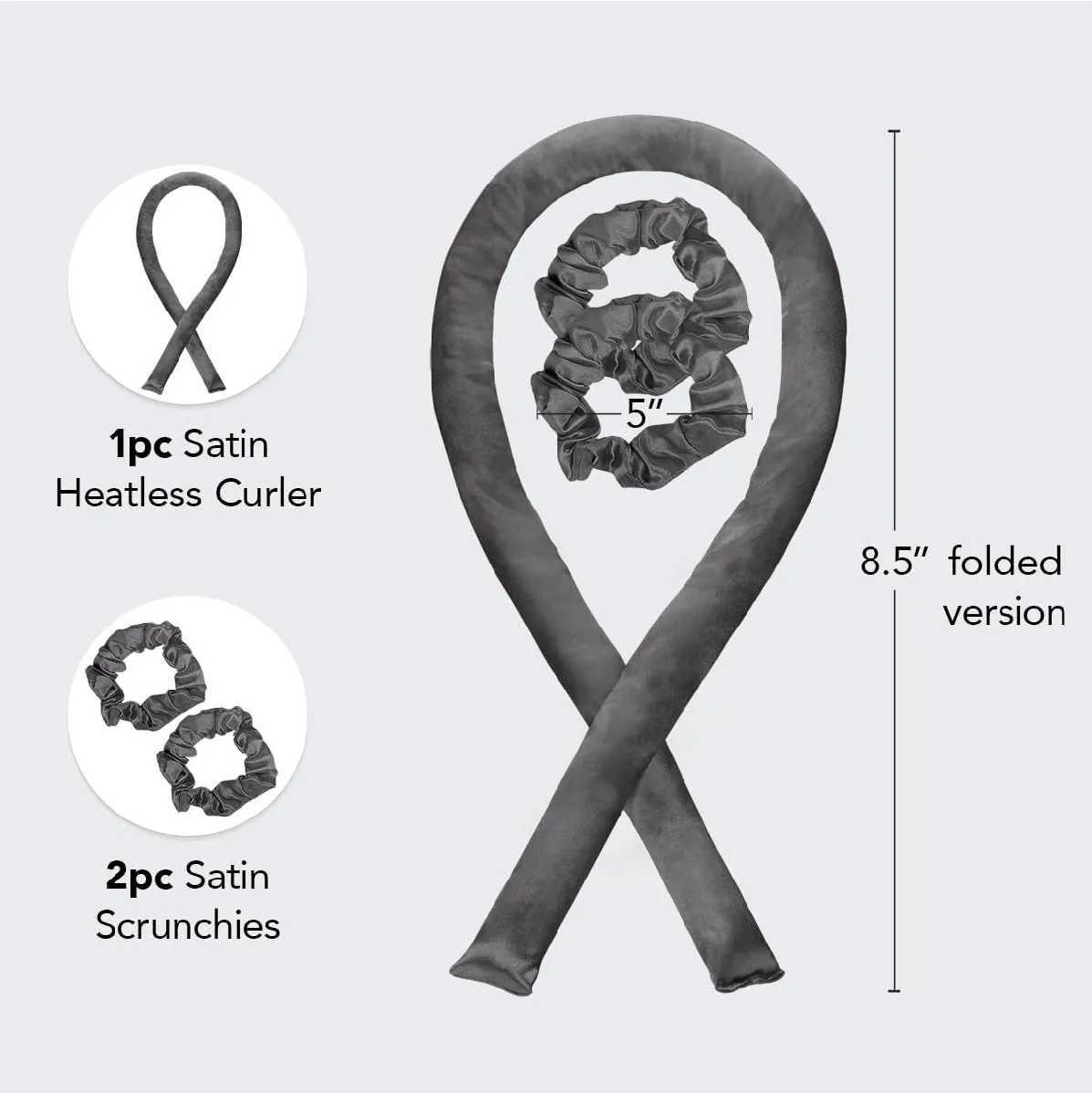 Non thermal Curling Set used for non thermal soft curling headband non curling styling suitable for gentle curls of all hair types W250113