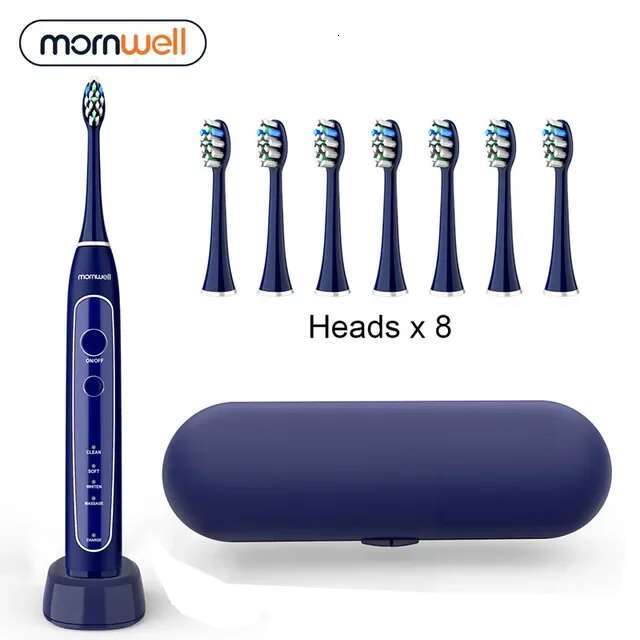 Electric Toothbrush T25 - Replace Brush Head, 4 Mode, Onekey Operate, Sonic Vibrate, Waterproof, Cleansing