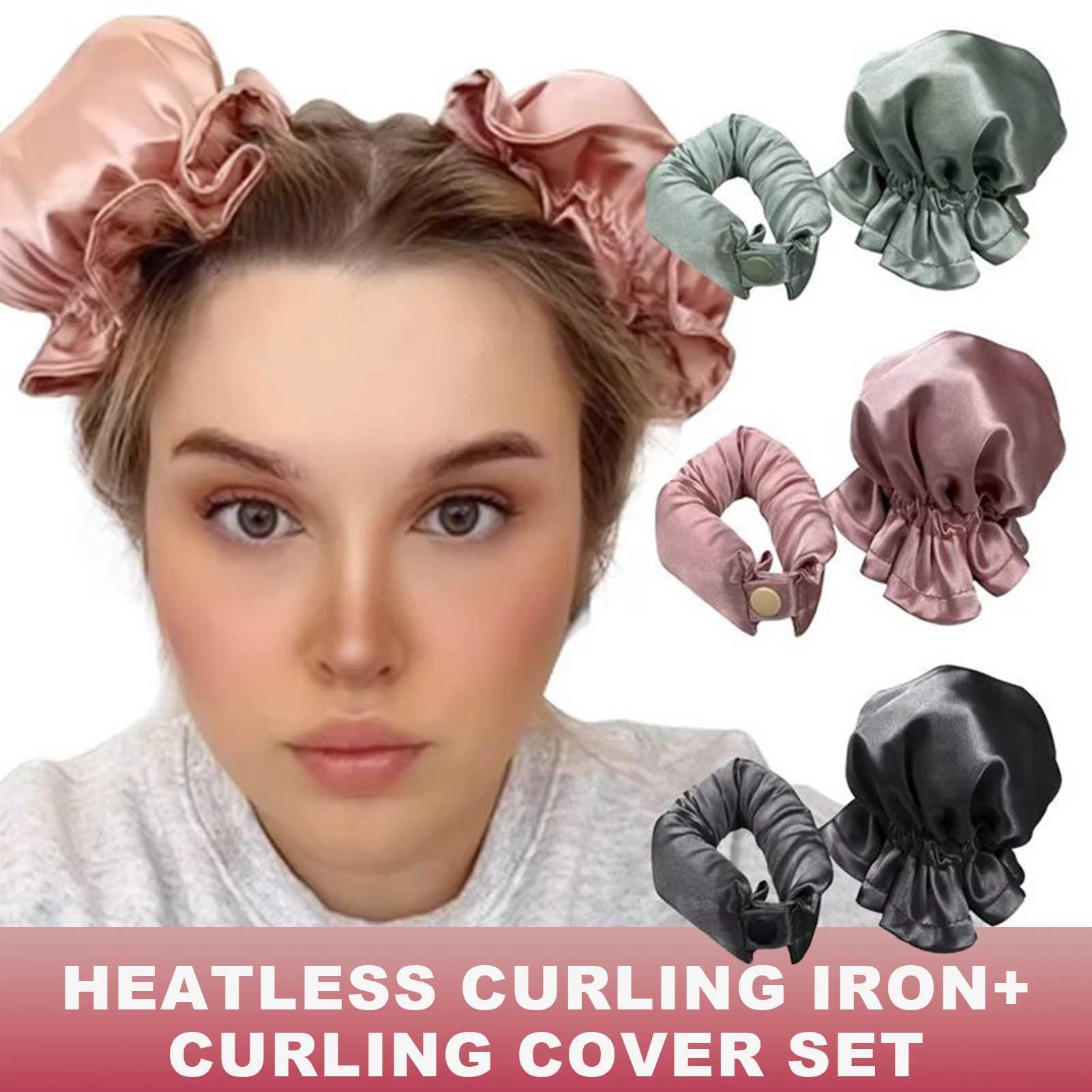 Lazy Heatless Curling Curler Heatless Curler Blow Molding Flexible Rod Sleep Headband Hair Cover Female Styling Tool W250113