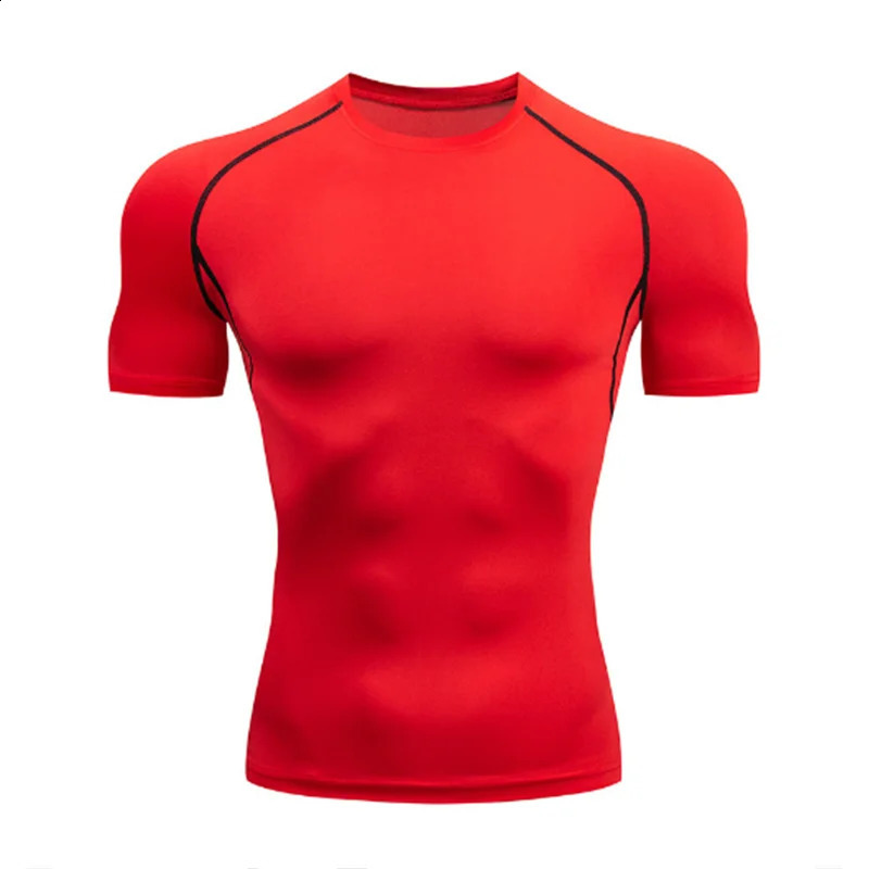 summer sportswear sports compression tshirt fitness running suit jogging mens 250113