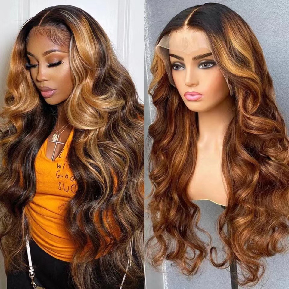 32 inch Hd Frontal Wig Deep Wave Brazilian Wigs Lace Front Look Like Human Hair Wig Long Transparent Glueless Wigs For Women PrePlucked Synthetic Hair
