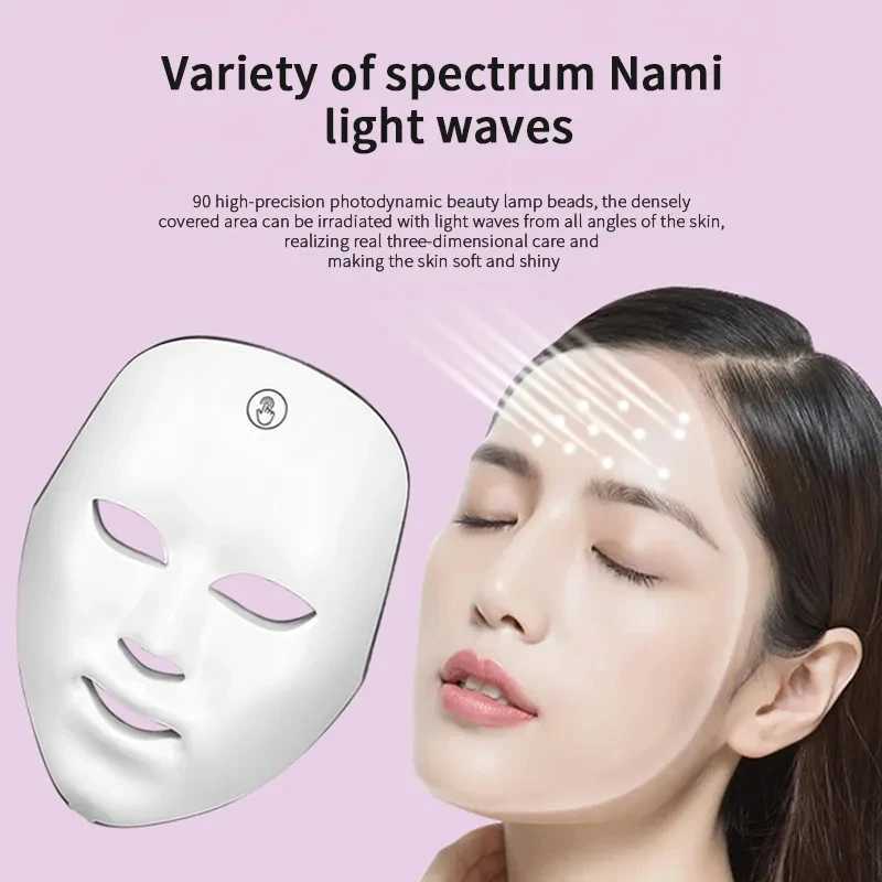 7 Colors Red Light Therapy Photo Mask Led Facial Mask For Anti-aging Skin Tightening Lifting Whitening Home Use Beauty DeviceXJ250113