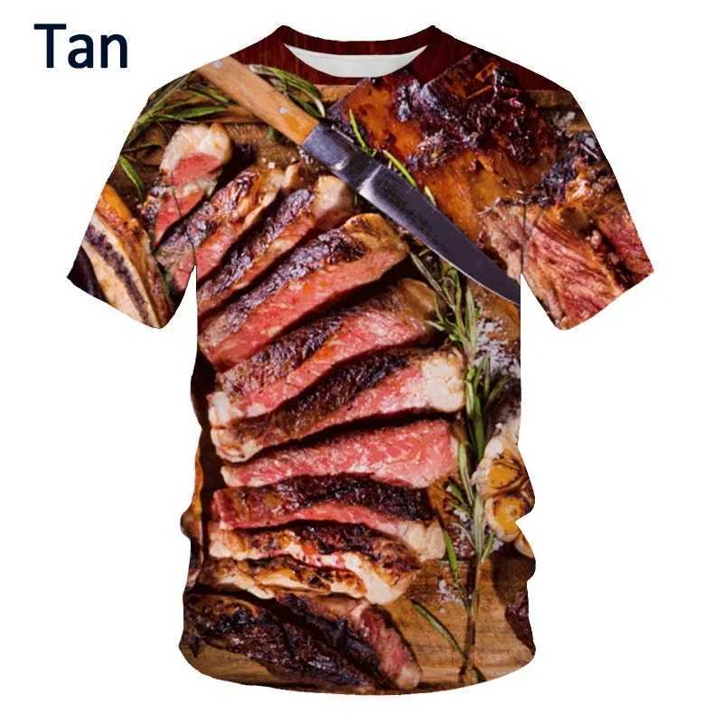 Hot Selling Food Burger French fries 3d Print Unisex Harajuku O-neck T shirt Casual Short Sleeve T-shirt Top Summer man clothing X2501133