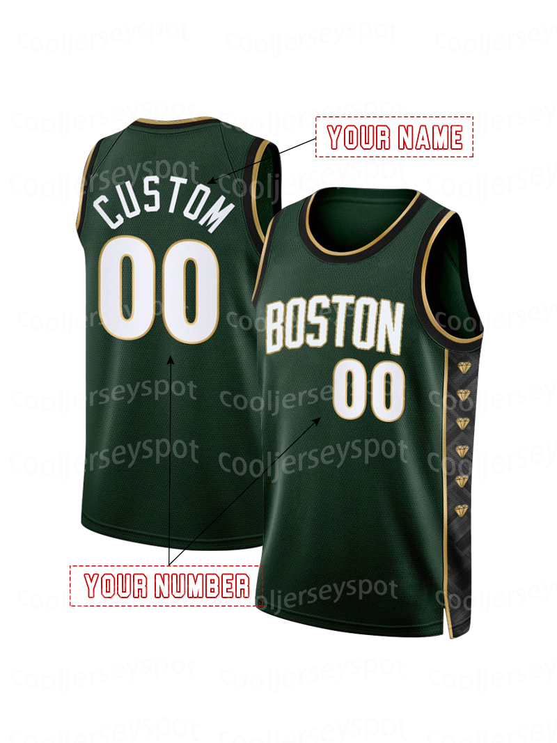 2024-25 CITY Basketball Jersey Jayson Tatum Brown Kristaps Porzingis Jrue Holiday Sam Hauser Derrick White Horford Payton Pritchard