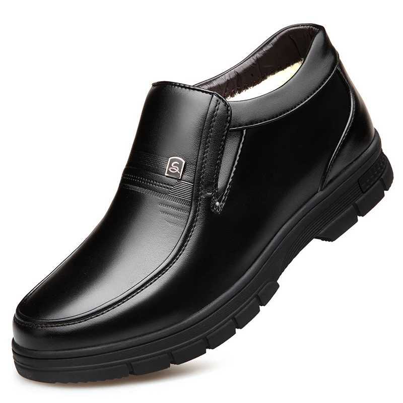 2024 Newly Man Winter Boots Quality Microfiber Leather Shoes Brand White Warm Thicken Inner Boots 38-44 Man Snow Leather BootsXJ250113