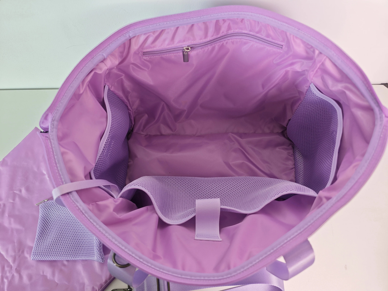 Neoprene travel handbag carrying large capacity portable storage bag 250109