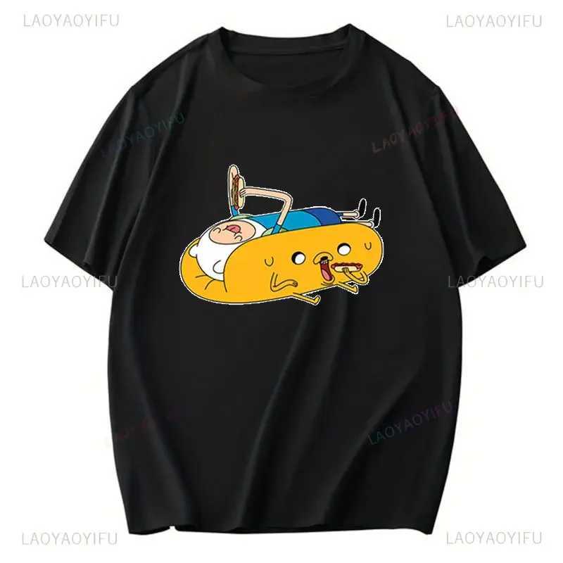 Zombie Time Adventure Tshirt for Man and Woman Funny Cartoon Cotton Printing T-Shirt Fashion Streetwear Short-sleev Unisex Tees X250113