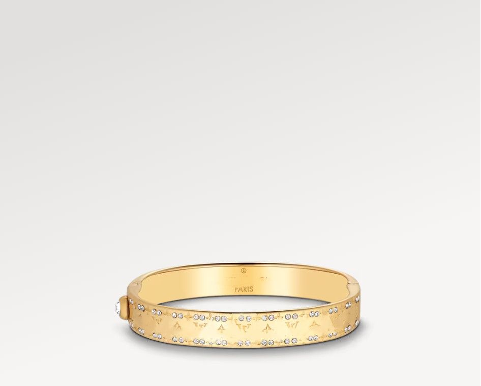 With BOX Full Diamond Women Luxury Bangles Letter Crystal Bracelets Diamond Bangle Designers Stainless Steel Fashion Jewelry Accessories