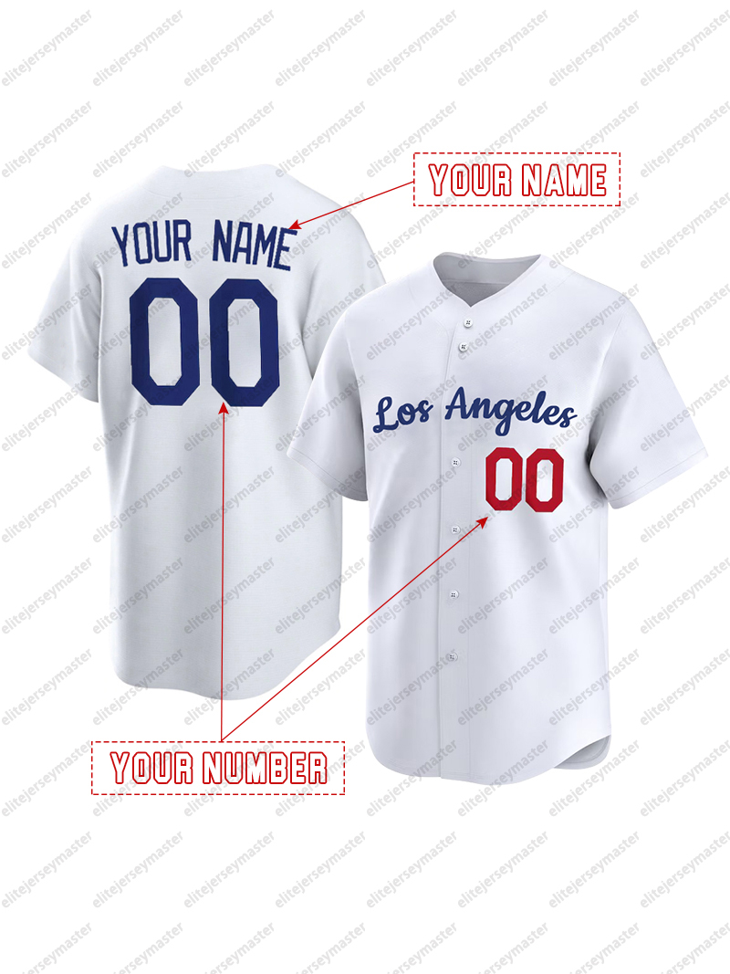 Personalized 17 Shohei Ohtani Freeman 5 Custom Baseball Jersey 50 Mookie Betts 18 Smith Yamamoto Muncy Edman Stitched Customized Jerseys Custom Any Nu