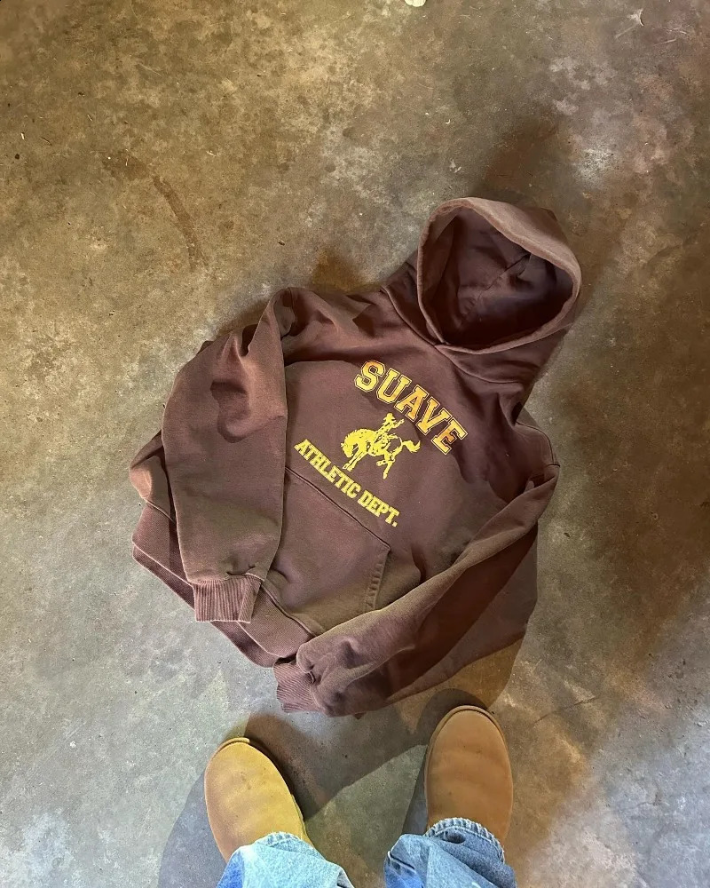 High Street retro punk print hoodie for men Y2k Fall dark hoodie Harajuku trend Gothic trend oversized sweatshirt 250113