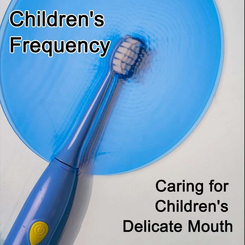 Sonic Electric 3 Modes With 4 Replace Brush Heads Kids cleaning teeth Cartoon Toothbrush Rechargeable for Children