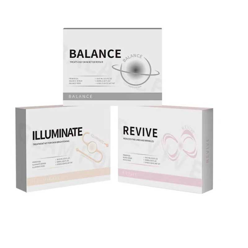 New Illuminate Glam Revive Hydrate Detox CO2 Small Bubble Machine Consumables Kits Serum Oxygen Pods for Oxygen Jet Peel DeviceXJ250113