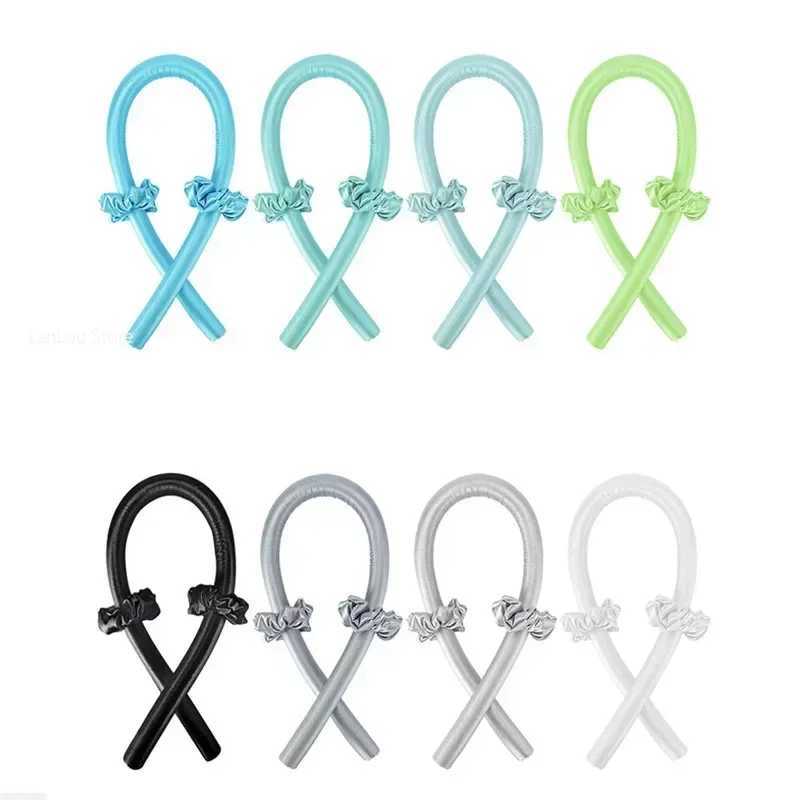 Heat free Curling Rod Headband Lazy Curler Set makes hair soft and shiny Heat free Spiral Soft Sleep Curling Iron Pattern Accessories W250113