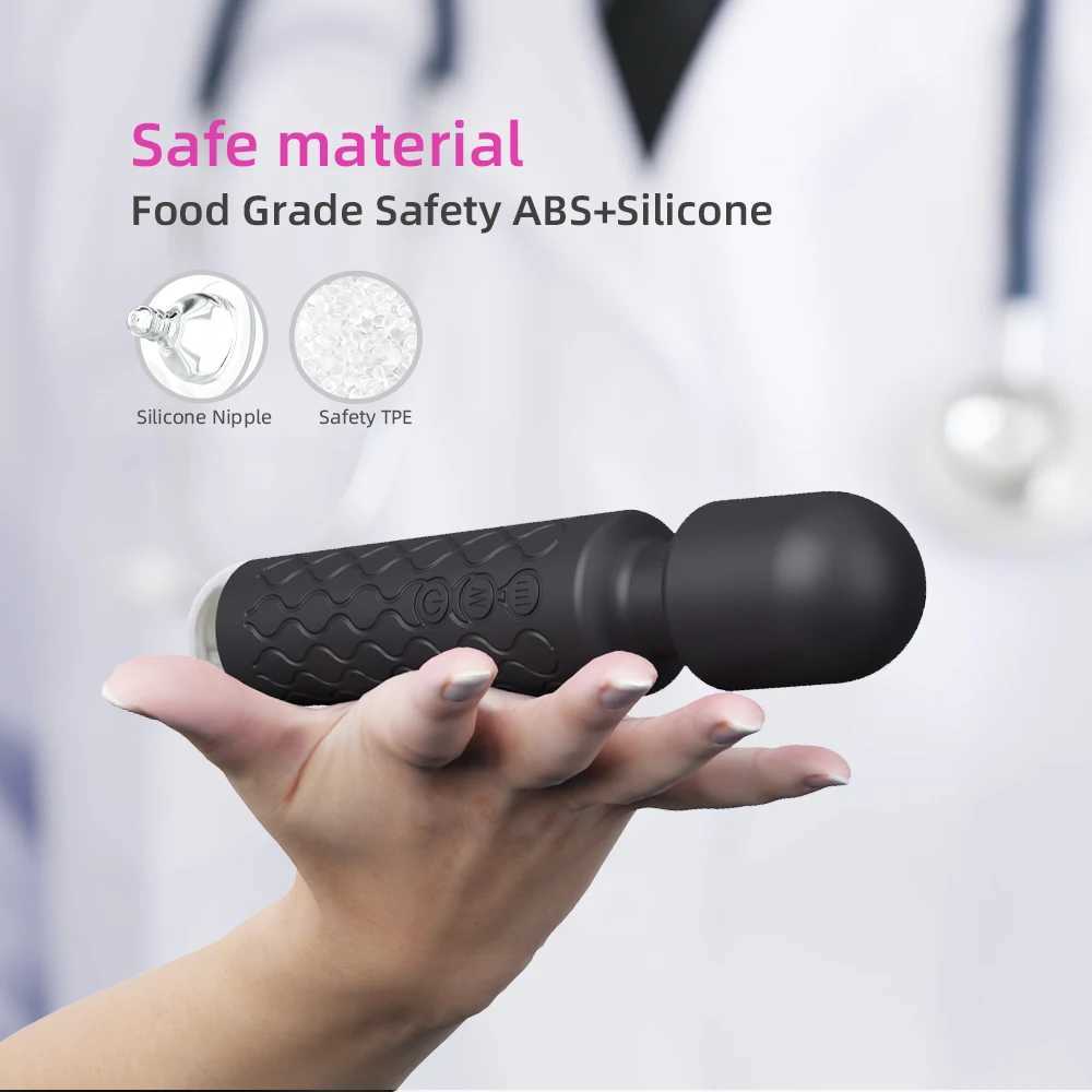 Powerful Clitoris Vibrators USB Recharge AV Vibrator Massager Sexual Wellness Erotic Sex Toys for Women Adult Product G Spot W250319