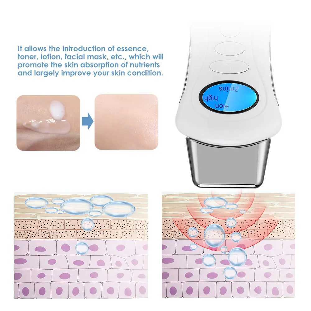 Galvanic Facial Spa Face Lifting Device Electric Skin Tightening Massager Body Facial Skin Firm Care Microcurrent Beauty MachineXJ250113