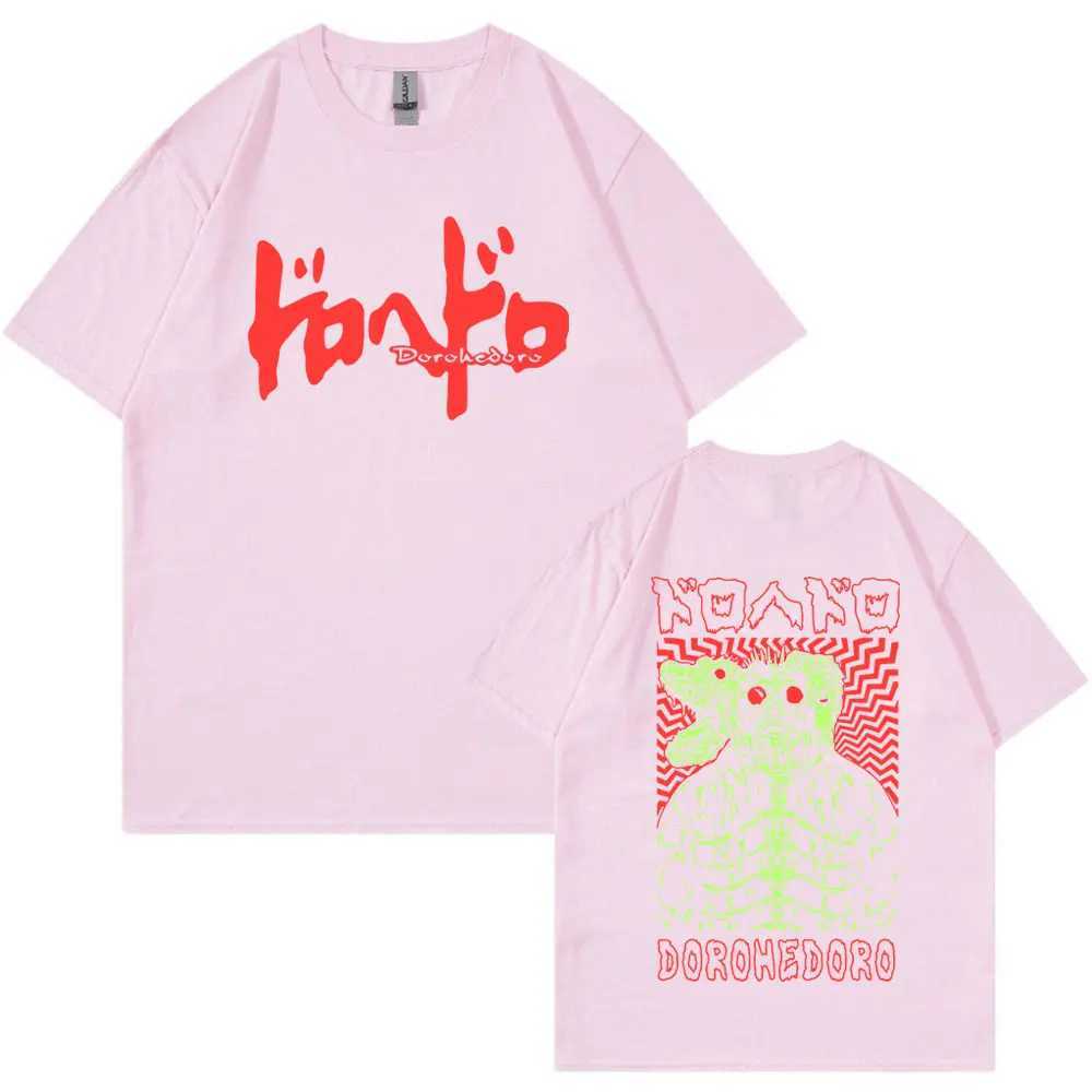 Anime Dorohedoro Kaiman T Shirt Gothic Manga Graphic Print T Shirts Mens Fashion Casual Cotton Oversized T-shirt Streetwear X250113