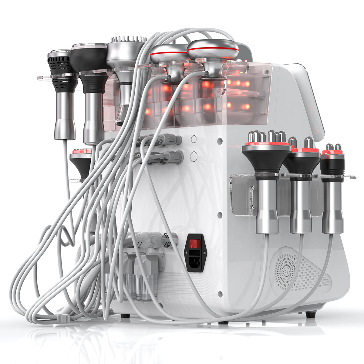Multifunction Vacuum + Cavitation + RF + EMS 80K Ultrasonic Lipolysis Body Slimming Fat Blasting Non-invasive Skin Tightening Radiofrequency Face Care