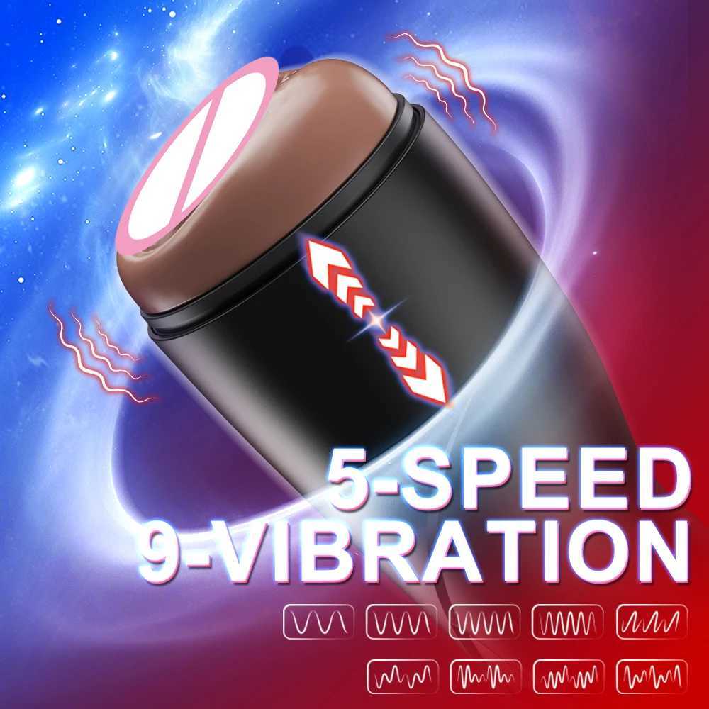 Automatic Male Masturbation Cup Telesic Heated Vibration Penis Oral Mane Suction Blowjob Vagina Masturbator Adult Sex ToysXJ250113