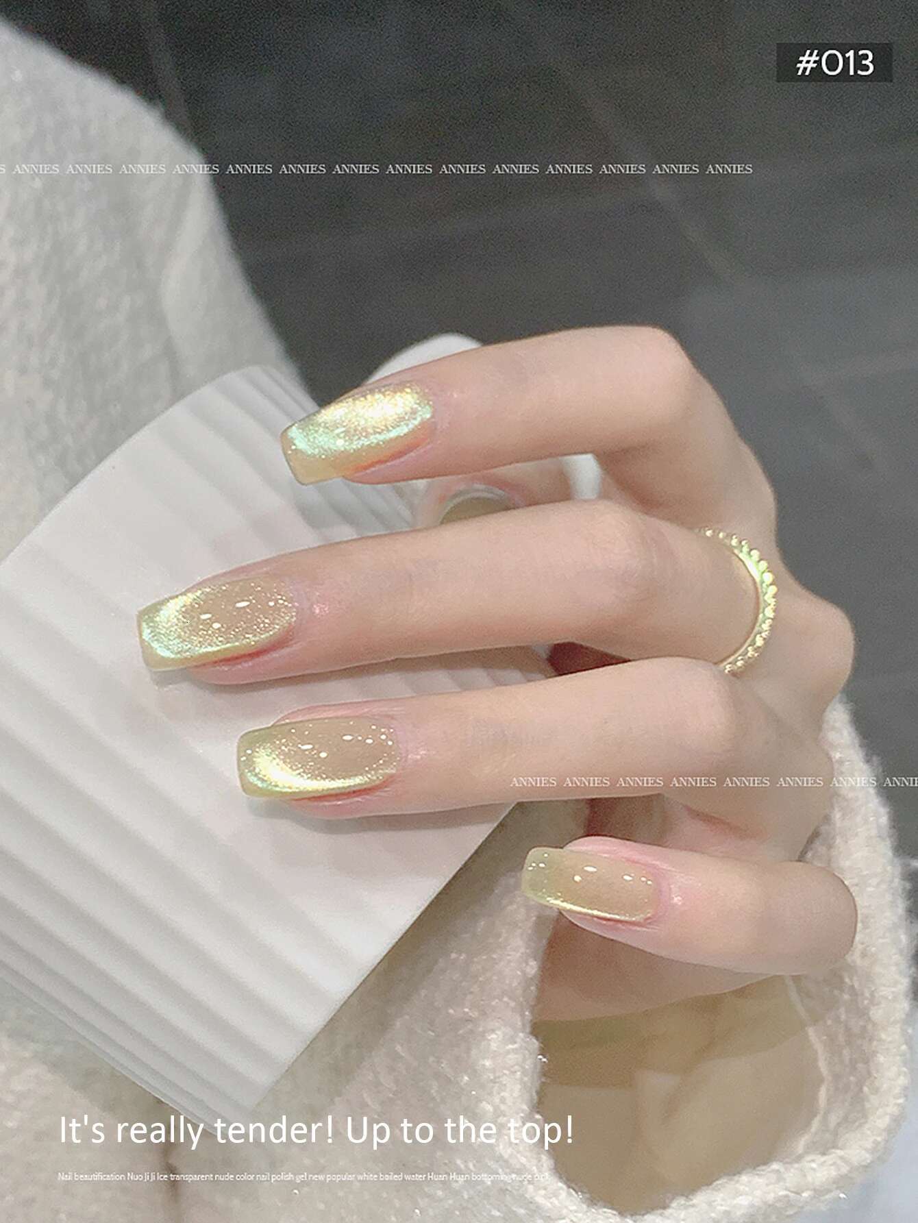 12ml Wizard of Oz nail polish 2024 New Green Light High Density Glass Bead Cats Eye Enhancements