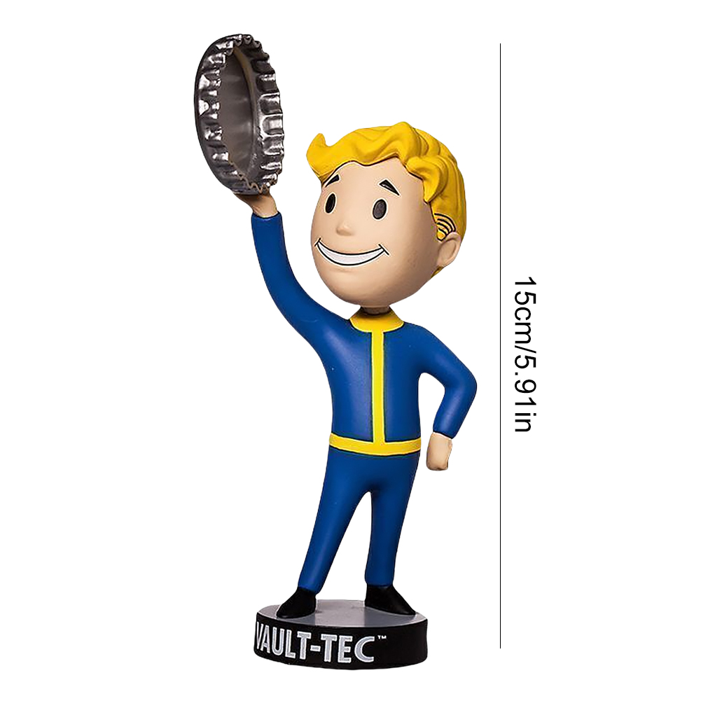 For Fallout 4 Vault Boy Bobblehead Gaming Anime Figures Collectible Model Collection Figurine Statue Model Anime Model Toys