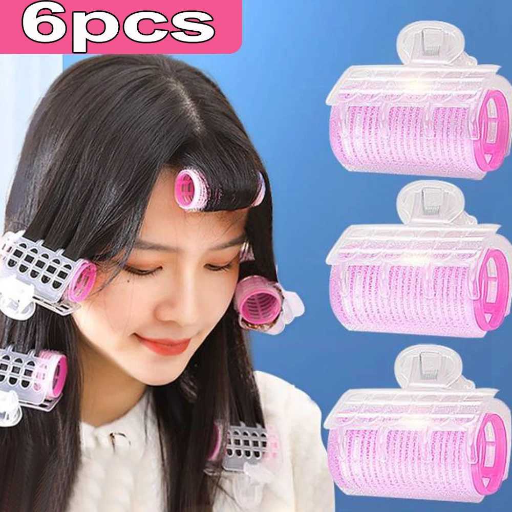 3 pieces/set pink selfie curler lazy curler iron self-service curler no hot hair bangs curler styling tool W250113