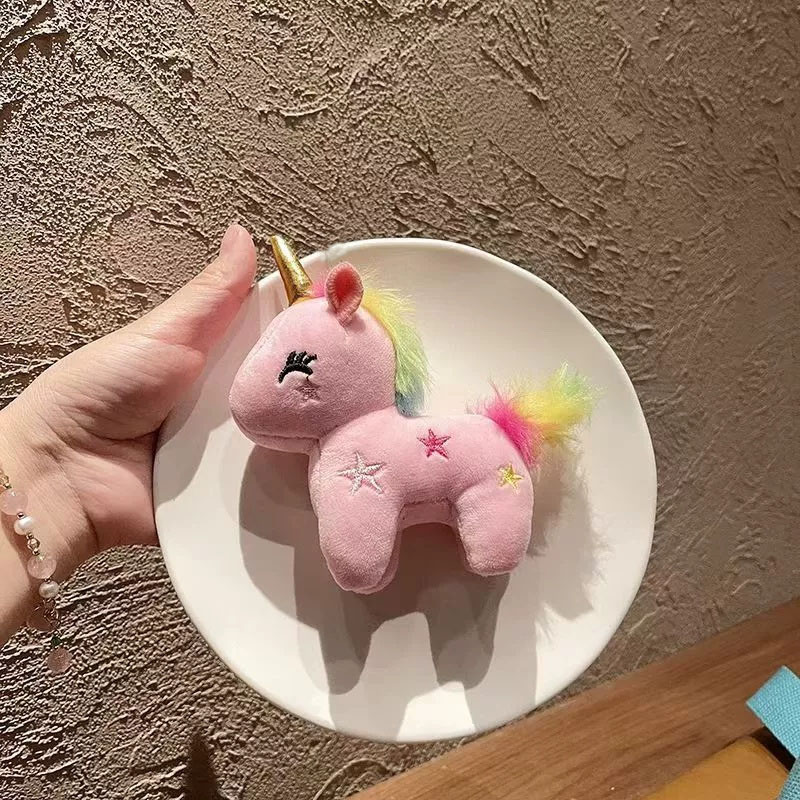 Colorful Mini Unicorn Cartoon Pet Toy for Interactive Teeth Grinding & Cleaning