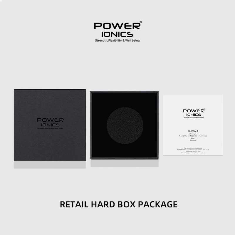 Power Ionics 3000 Anions Health Fashion Women Men Sports Bio Silicone Necklace Pendant Free Lettering 250107