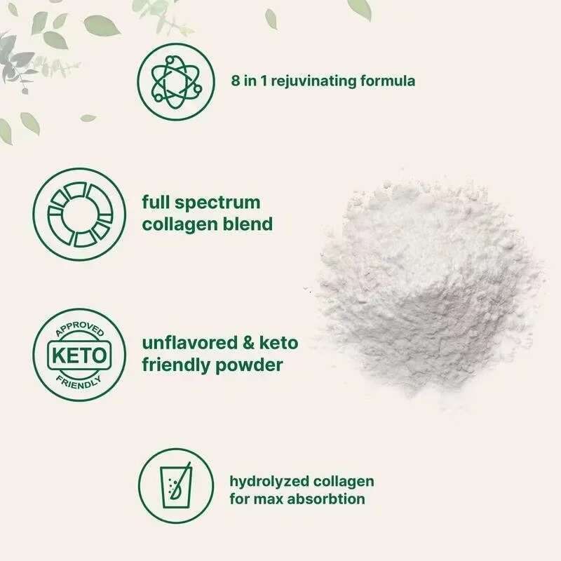 Multi Collagen Peptide Powder Tightens Antiwrinkle Firmness Elasticity Moisturizes Skin Specially provided by beauty salons