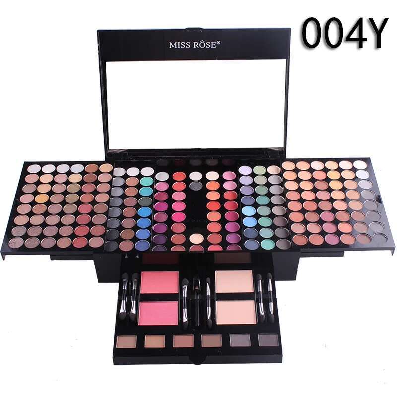 180 color piano eye shadow blush contour set palette makeup box