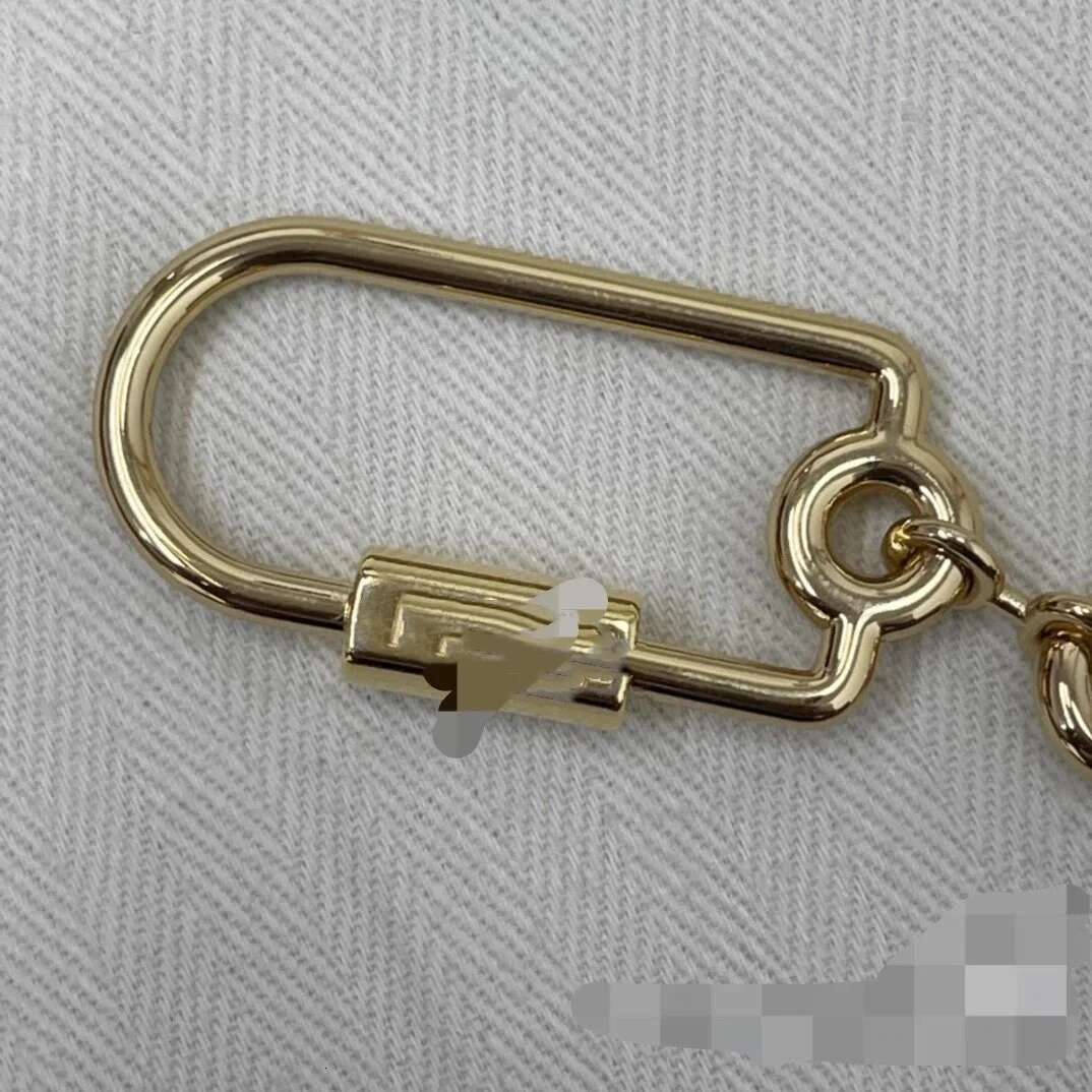 Brass Emed Carving A Gram Pebble Small Gold Ball Ring Chain Keychain Bag Pendant Hand Rope