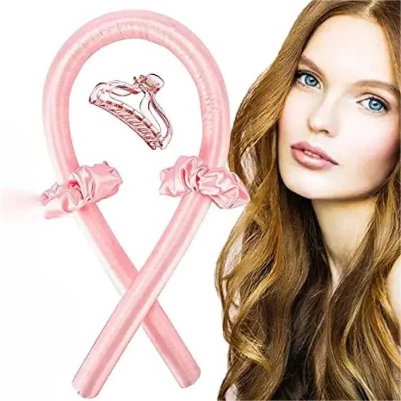 Lazy Curling Pearl Sponge Big Wave Curling Iron God Velvet Heat Free Curling Iron Belt Clip Hair Curling Belt W250113