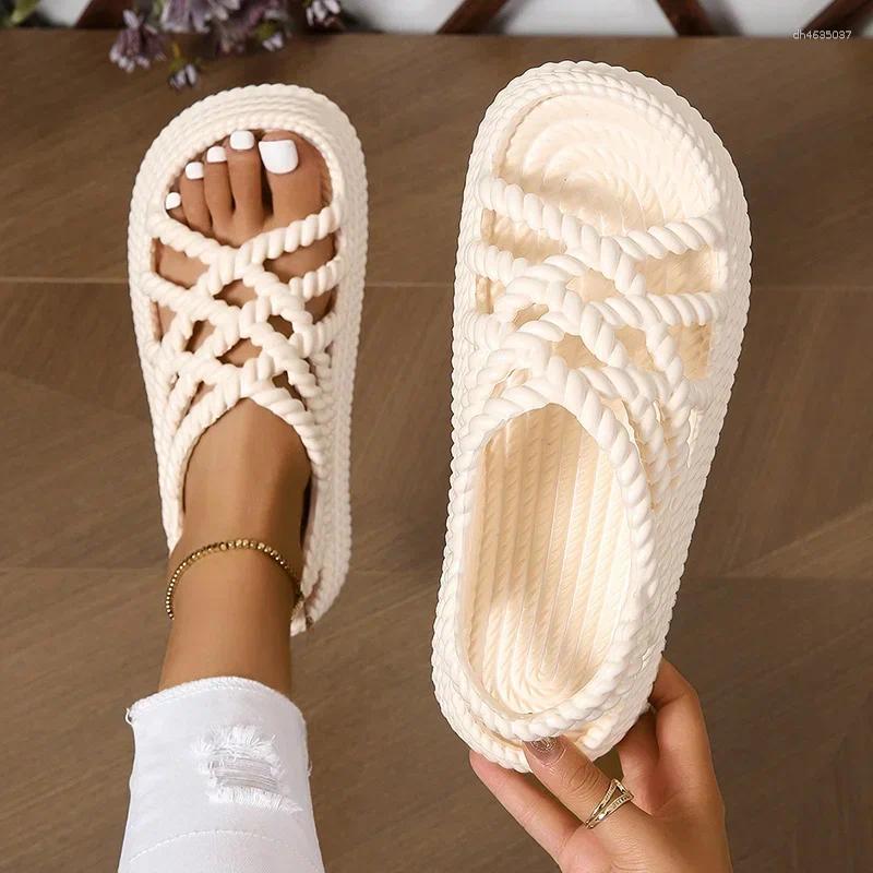 Sandals 2025 Summer Fashion Comfortable And Wear-resistant Thick-soled Beach Casual For Women Trendy Heel hurenlakeshoes hurenlakeshoes hurenlakeshoes