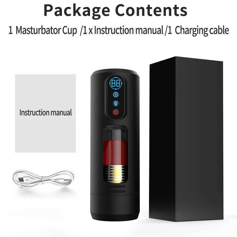 Penetrative Vaginal Sex Real Piston Thrusting Up Down Deep Throat Oral Sex Sucking Sex Toys for Men Masturbation CupXJ250113