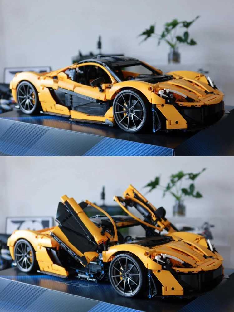 Technical P1 Super Racing Car Building Blocks 1 8 Model Super Sports Bricks Toys for Boys Christmas Birthday GiftsXJ250113