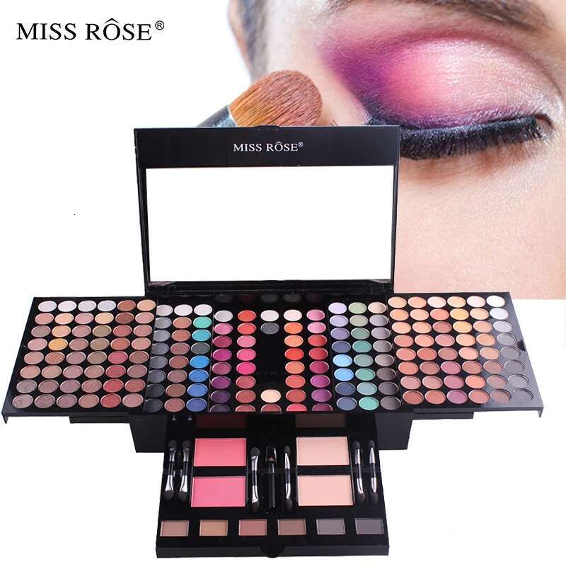 180 color piano eye shadow blush contour set palette makeup box
